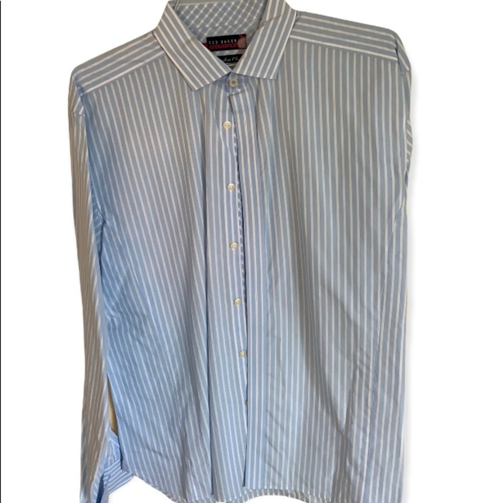 Ted Baker endurance dress shirt, neck 17, blue
